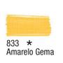 Imagem de Tinta de tecido Acrilex amarelo gema 833 37ml