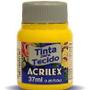 Imagem de Tinta de tecido Acrilex amarelo gema 833 37ml