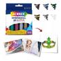 Imagem de Tinta dimensional 3d glitter acrilex 6 potes 20 ml cada