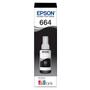 Imagem de Tinta Epson 664 T664120 T664120AL Preta Original para Ecotank L355 L365 L396 L200 L220 L455 L495 L375 Refil de 70ml