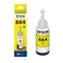 Imagem de Tinta Epson Refil 664 EcoTank Amarelo p/ L355 L220 - 70ml