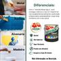 Imagem de Tinta Esmalte Base Água Premium Plus Brilhante 3,6 Litros Metal Aço Madeira PVC Azulejo - Azul Del Rey