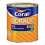 Imagem de Tinta Esmalte Sintético Base Água Coralit Total Branco Fosco  900ml -  Coral
