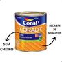 Imagem de Tinta Esmalte Sintético Base Água Coralit Total Branco Fosco  900ml -  Coral