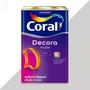 Imagem de Tinta latex coral decora matte fosco 18l algodao cinzento