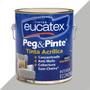 Imagem de Tinta latex eucatex peg pinte acrilico prata 3600ml