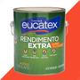 Imagem de Tinta latex eucatex rendimento extra vermelho cardinal 3600ml