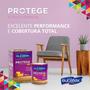 Imagem de Tinta Latéx Fosco Lavável Protege Acrílico Premium Eucatex 3,6L Diversas cores