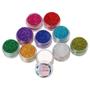 Imagem de Tinta Maquiagem p/ Pele Blister Cremosa 10 Cores Glitter Color Make