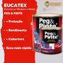 Imagem de Tinta P/ Madeira e Metal Eucatex Peg & Pinte 3,6 L Brilhante - Diversas cores