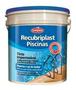 Imagem de Tinta Para Piscina Alvenaria Recubriplast Azul Impermeabilizante 3,6l Sinteplast