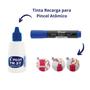Imagem de Tinta Recarga para Pincel Atômico Pilot TR 37 Kit 4 Cores Tinta Permanente Ideal Escolas Escritórios Cursos Faculdades