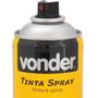 Imagem de Tinta Spray Acrílica Preto Brilhante 350ML/250G Vonder