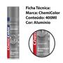 Imagem de Tinta Spray Aluminio para Rodas Uso Geral Multiuso 400 ml Chemicolor