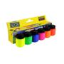 Imagem de Tinta Tempera Guache 6 Cores Neon 15ml Escolar Acrilex