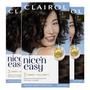 Imagem de Tintura de cabelo Clairol Nice'n Easy 3 Brown Black Pacote com 3