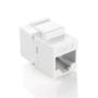 Imagem de TNP RJ45 Keystone (5 Pack) - Cat6 Cat5e Cat5 Compatível 8P8C Ethernet Network Jack Insert Snap in adapter Connector Port Inline Coupler for Wall Plate Outlet Panel (Branco)