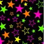 Imagem de Tnt Estampado Estrela Neon - 5 Metros