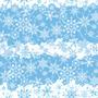 Imagem de Tnt estampado flocos de neve azul 1,40 m x 2 metros