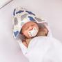 Imagem de Toalha Banho Bebe com Capuz Macia Estampada 75x75cm