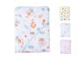 Imagem de Toalha Banho Bebe Soft 2 Camadas Tecido Fralda Capuz Estampada 80cmx80cm 100% Algodão Enxoval Recém Nascido Macia e Absorvente