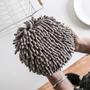 Imagem de Toalha Bola Esponja Secagem Rápida Para Mãos Em Microfibra Compacta Com Alça Para Pendurar