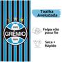 Imagem de Toalha de Banho Aveludada Grêmio 70 cm x 1,40 m Lepper