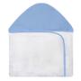Imagem de Toalha de Banho Basic Azul com Capuz