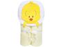 Imagem de Toalha de Banho Bebê com Capuz Bordada - 100% Algodão Amarelo Papi Toys Pintinho