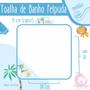 Imagem de Toalha de Banho Bebe Dupla Camada com Capuz e Forro Fralda + 11 Pano de Boca Bebe Dupla Camada Estampado 100% Algodão - Mãe e Filho Enxovais