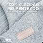 Imagem de Toalha De Banho Buddemeyer Fio Penteado 100% Algodão Avulsa Felpuda Canelada 70 x 140 Macia Grossa