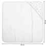 Imagem de Toalha De Banho Com Capuz 80Cm X 80Cm Papi Soft - Star Cinza