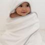 Imagem de Toalha de Banho com Capuz  Comfort Cinza - Laço Bebê