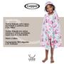 Imagem de Toalha De Banho com Capuz Divertida Infantil Felpuda Estampada Algodão Lepper Kids