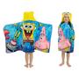 Imagem de Toalha de Banho com Capuz Franco Kids SpongeBob - Para Praia e Piscina