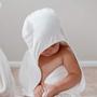 Imagem de Toalha De Banho Com Capuz Laço Bebê Comfort - Branco - A japonesa