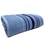Imagem de Toalha de banho felpuda 100% algodão 070 x 130 cm dry luiza azul - teka