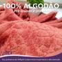 Imagem de Toalha de Banho Gigante Dohler Confort 500 g/m2 100% Algodão Felpuda Macia - Barra Jacquard Aveludada
