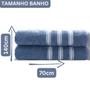 Imagem de Toalha de Banho Grande Algodão Toque Macio Nanosoft 70x140Cm