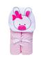 Imagem de Toalha de banho infantil bebê felpuda com capuz 3d-enxoval