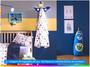 Imagem de Toalha de Banho Infantil Santista com Capuz - 100% Algodão Baby Mariner Azul