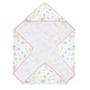 Imagem de Toalha De Banho Infantil Soft 80x80cm Bebe Estampada 100 Algodao Com Capuz Menina Solzinho Papi 2 camada de tecido de fralda confortáveL
