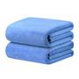 Imagem de Toalha de Banho JML Microfibra Oversize (40x80cm) - Pacote com 2 Unidades - Azul
