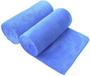 Imagem de Toalha de Banho JML Microfibra Oversize (40x80cm) - Pacote com 2 Unidades - Azul