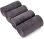 Imagem de Toalha de Banho Orighty - Pacote com 4 Microfibras Cinza (140x70cm) - Soft Feel