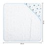 Imagem de Toalha de Banho Papi Soft C/Capuz Estampado para Bebê 80cm X 80cm Contém 01 Un