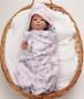 Imagem de Toalha De Banho Para Bebe Estampada Com Capuz Menino Menina