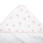 Imagem de Toalha de banho para bebê grande soft com 3 camadas de fralda estampada com capuz papi 100% algodão
