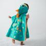 Imagem de Toalha de banho roupão infantil bebê  poncho dino buba