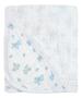 Imagem de Toalha de  Banho Soft Bebe Com Capuz 85cmx85cm Azul Macia 100%algodão - MINASREY